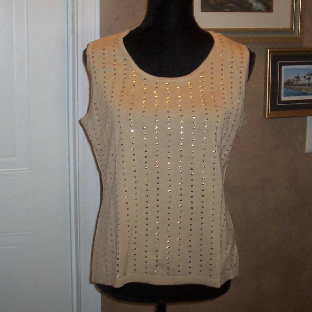 Joan Rivers Sequin  Sweater